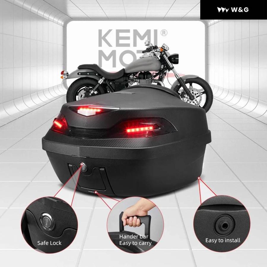 並行輸入品  オートバイ バイク 汎用 サドルバッグ サイドバッグ30L ABS 防水 ツールバッグ ホンダ CMX500 300の画像