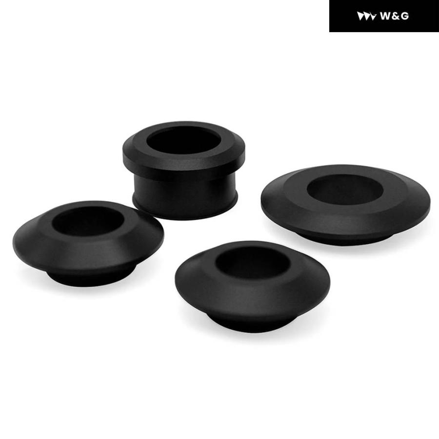 並行輸入品  4PCS オートバイ バイク キャプティブレーシングフロントとリアルホイール スペーサー キット アルミ ヤマハ Rの画像