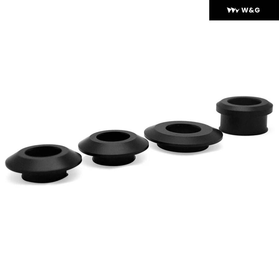 並行輸入品  4PCS オートバイ バイク キャプティブレーシングフロントとリアルホイール スペーサー キット アルミ ヤマハ Rの画像