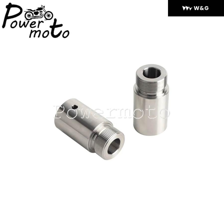 並行輸入品  オートバイ バイク フロント フォーク チューブ エクステンダー クローム 39MM フォーク チューブ 2インチ_5