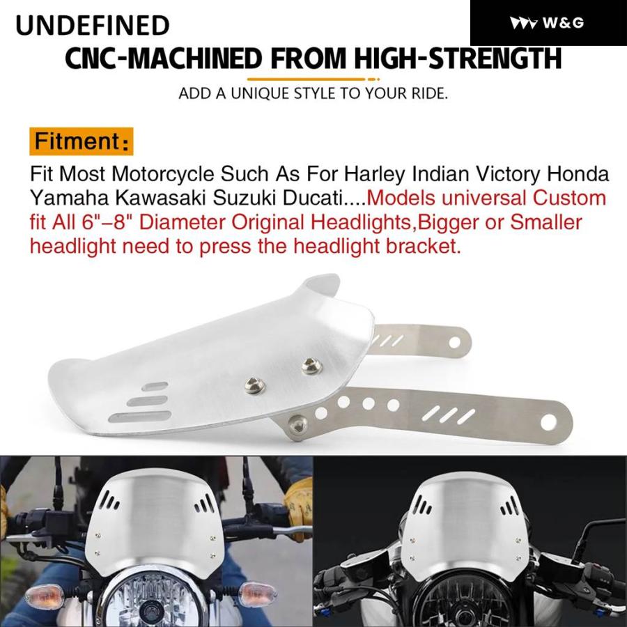 並行輸入品  カワサキ Z650RS Z650 オートバイ バイク アクセサリー アルミ レトロ ウィンドスクリーン 風防 ウィンの画像