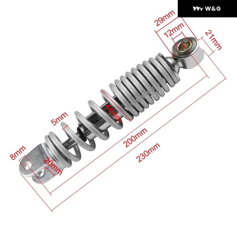 並行輸入品 12MM オートバイ バイク リアショック アブソーバー アセンブリ リアアームサスペンション ヤマハ PW50 P