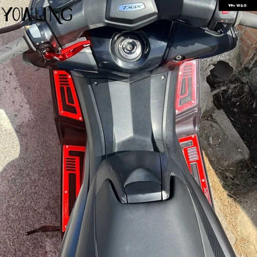 ブランド登録なし - 並行輸入品自動二輪車 自動二輪車 付属品 フットボード 足つき フットペグ 本塁 パッド ヤマハ TMAX530 T-MAX 530 XP530 2012-16