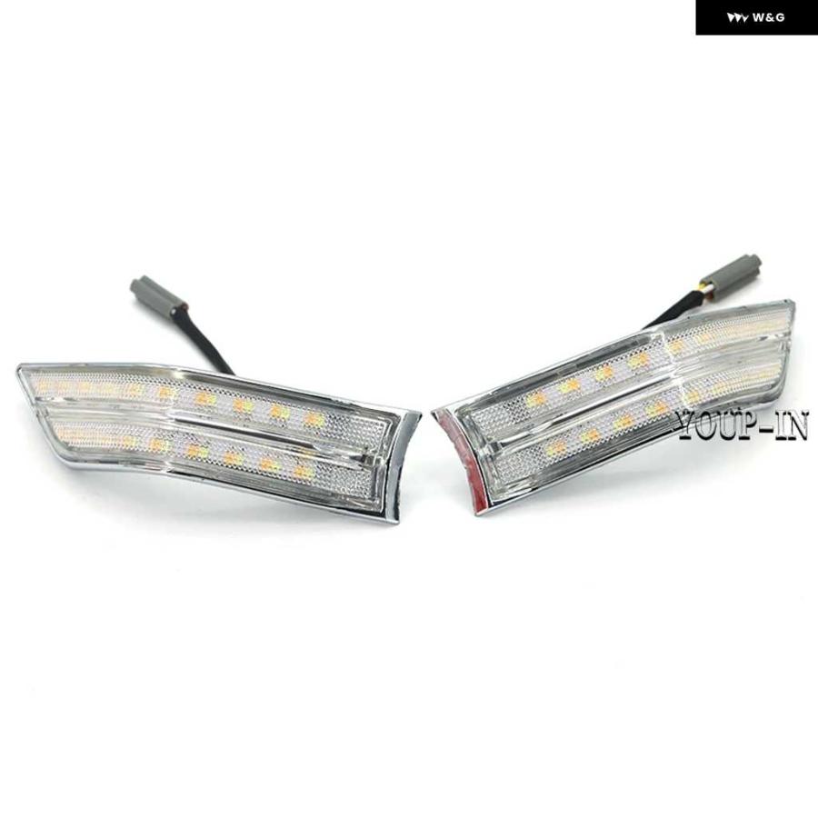 並行輸入品ゴールドウイング オートバイ バイク LED フォグランプ サイド補助灯 LED ウィンカー 装飾 灯 ホンダ ゴールドウイング GL1800 2018-2022_7