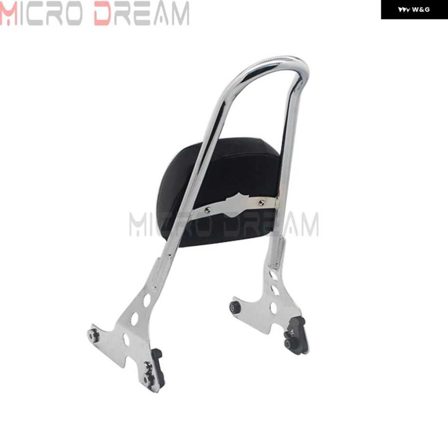 並行輸入品シーシーバー バックレスト パッド ラゲッジラック ハーレー スポーツスター XL883 XL1200 C/N/R 48 72 1200アイアンスーパーロー カスタム_5