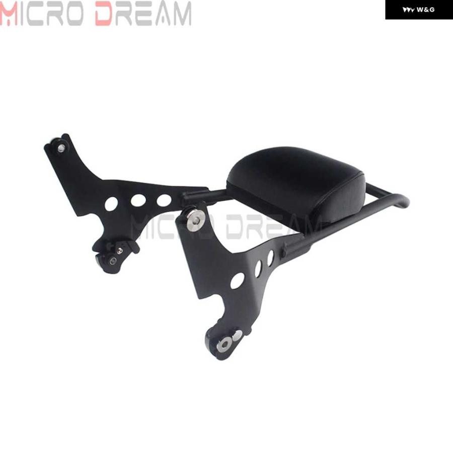 並行輸入品シーシーバー バックレスト パッド ラゲッジラック ハーレー スポーツスター XL883 XL1200 C/N/R 48 72 1200アイアンスーパーロー カスタム_6
