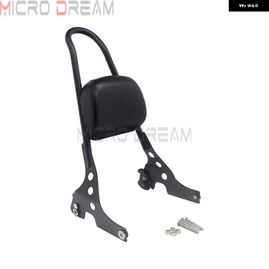 並行輸入品シーシーバー バックレスト パッド ラゲッジラック ハーレー スポーツスター XL883 XL1200 C/N/R 48 72 1200アイアンスーパーロー カスタム_7