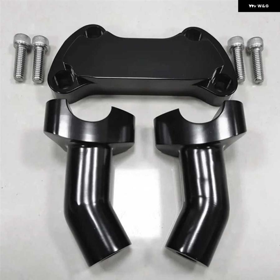 並行輸入品3.5インチ ハンドルバー ライザー+トップクランプ1インチバーキット スポーツスター XL ソフテイル ダイナ_5