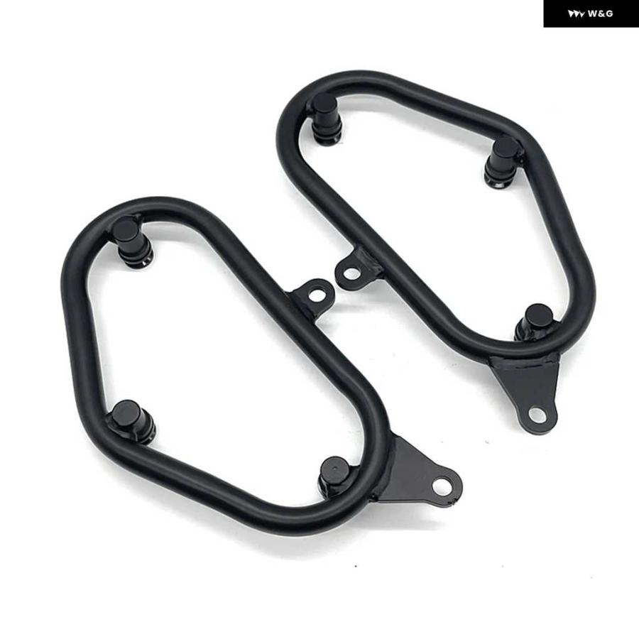 並行輸入品オートバイ バイク サドルバッグ サポート ブラケット サイド マウント ホルダー バッグ キャリア バー ラック カワサキ エリミネーター 500_6