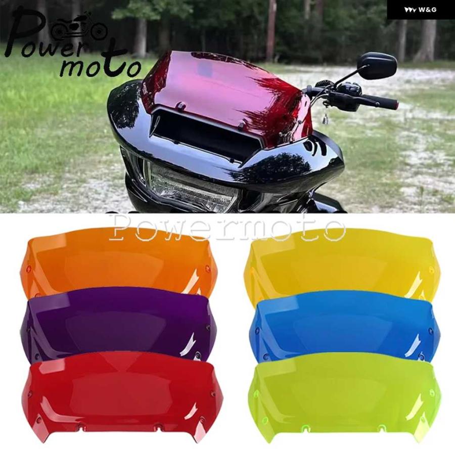 並行輸入品オートバイ バイク ヘッドライト ウインドシールド ハーレー CVO ロードグライド FLTRXSE 121 FLTRXSTSE FLTRX 117 2023年以降 ウインドデフの画像