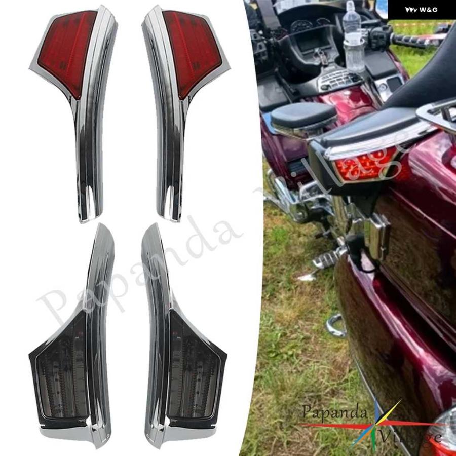 並行輸入品リアウィンカーウインカー ホンダ ゴールドウイング GL1800 パッセンジャーグラブレール LEDライト オートバイ バイク_4