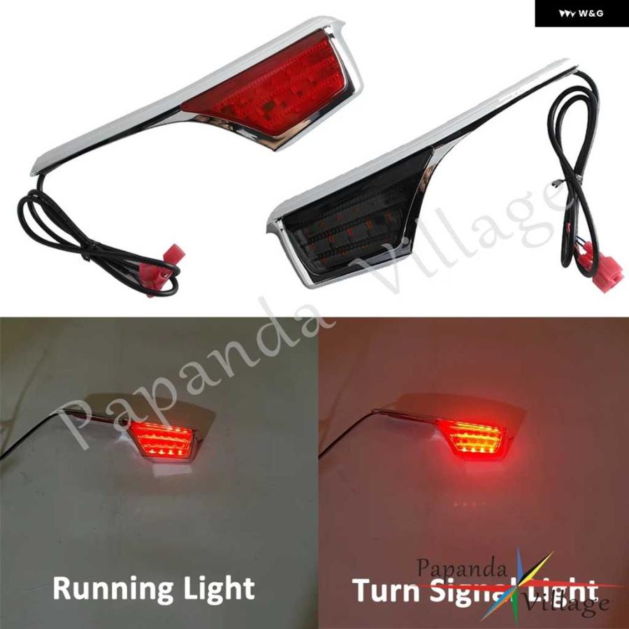 並行輸入品リアウィンカーウインカー ホンダ ゴールドウイング GL1800 パッセンジャーグラブレール LEDライト オートバイ バイク_5