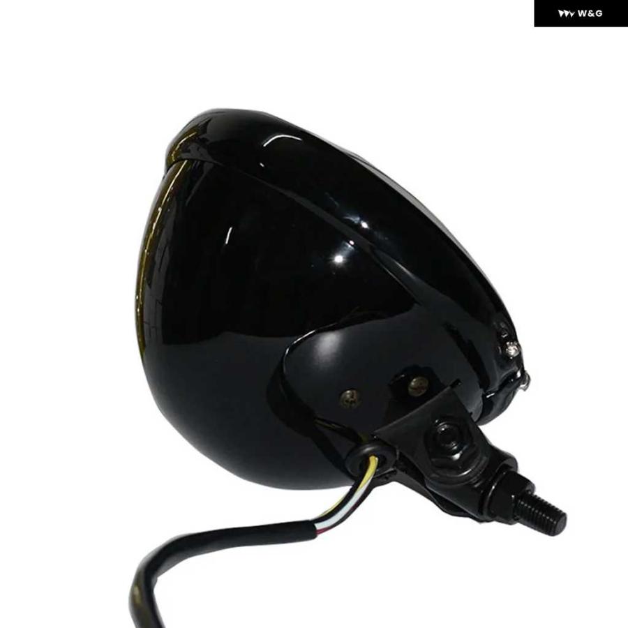 並行輸入品6.5インチ LED オートバイ バイク ヘッドライト ボトム マウント ハイ/ロービーム モーター LED ヘッドランプ ドライビングライト プロジェク