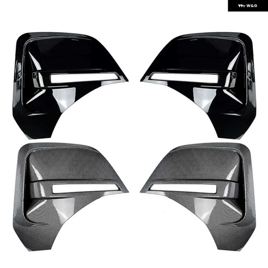 並行輸入品2個 車用 リア バンパー サイド エアベント カバー トリム ABS プラスチック BMW 4シリーズ G26 4ドア グランクーペ I4 2020-2024 2021-23の画像