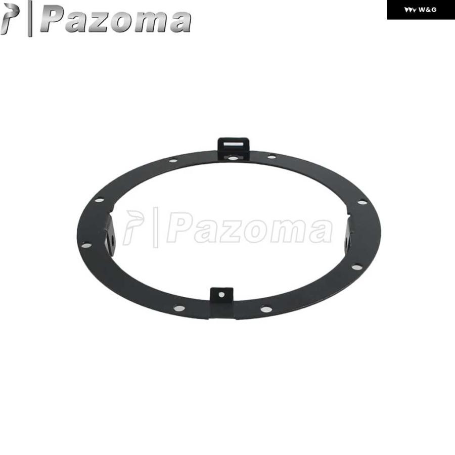 並行輸入品SHARK DEMON LED ヘッドライト ブラケット サポート ラウンド型 オートバイ バイク ヘッドライト マウント ホルダー ハーレー ストリートグラ_3