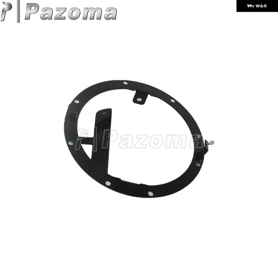並行輸入品SHARK DEMON LED ヘッドライト ブラケット サポート ラウンド型 オートバイ バイク ヘッドライト マウント ホルダー ハーレー ストリートグラ_4