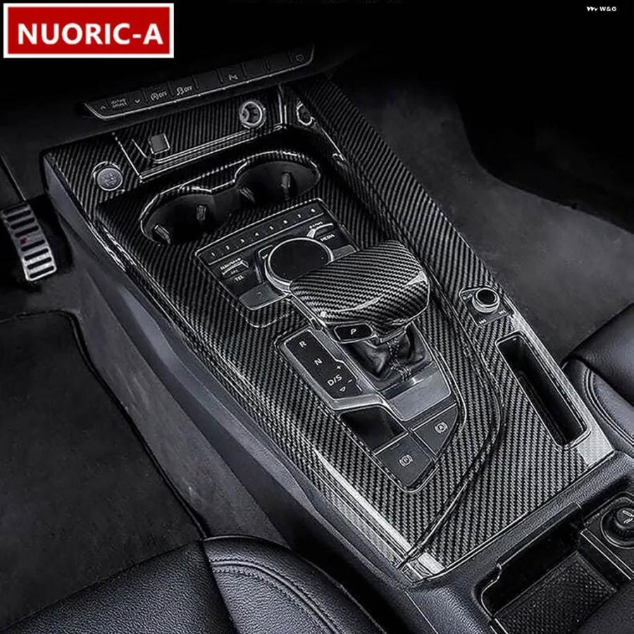 並行輸入品カーボンカラーセンター コンソール ギア シフト フレーム