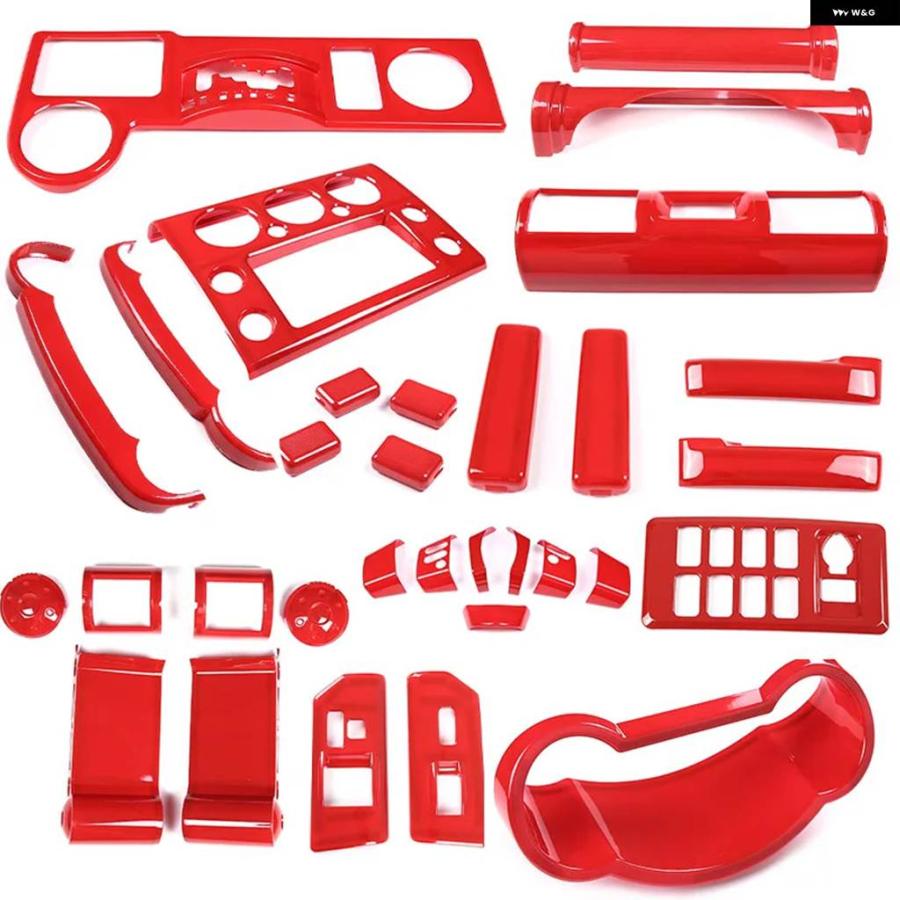 並行輸入品トヨタ FJ クルーザー 2007-2021 内装 ABS レッド カー