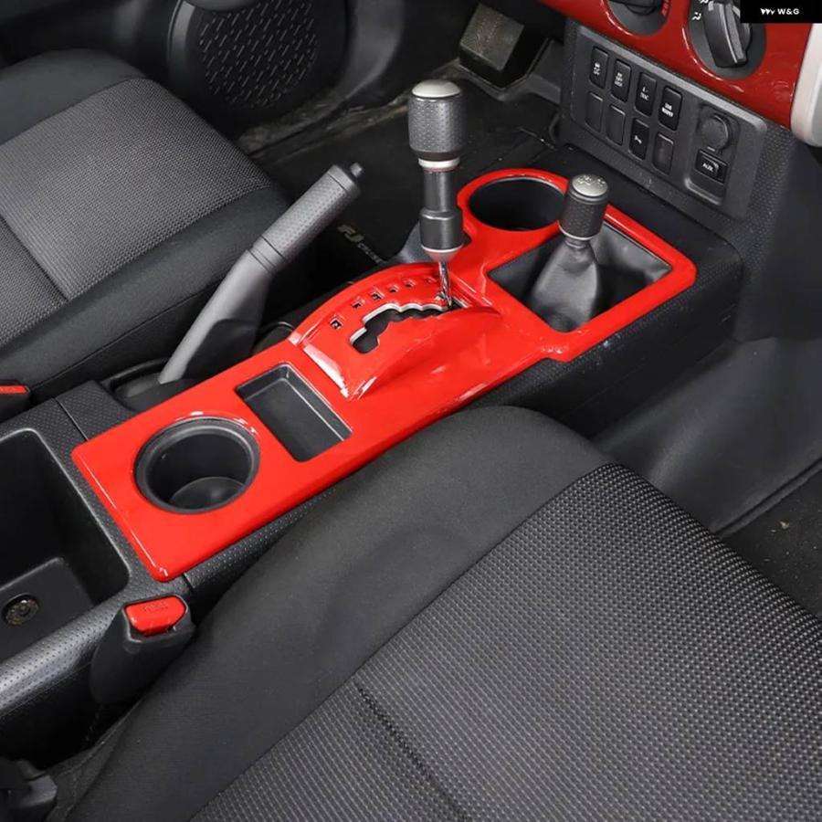 並行輸入品トヨタ FJ クルーザー 2007-2021 内装 ABS レッド カー