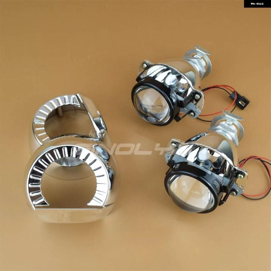 並行輸入品1.8インチ ミニプロジェクター バイ キセノン レンズ ヘッドライト H7 H4 バイク ヘッドランプ H1 HID 車用ライト カーアクセサリー_6
