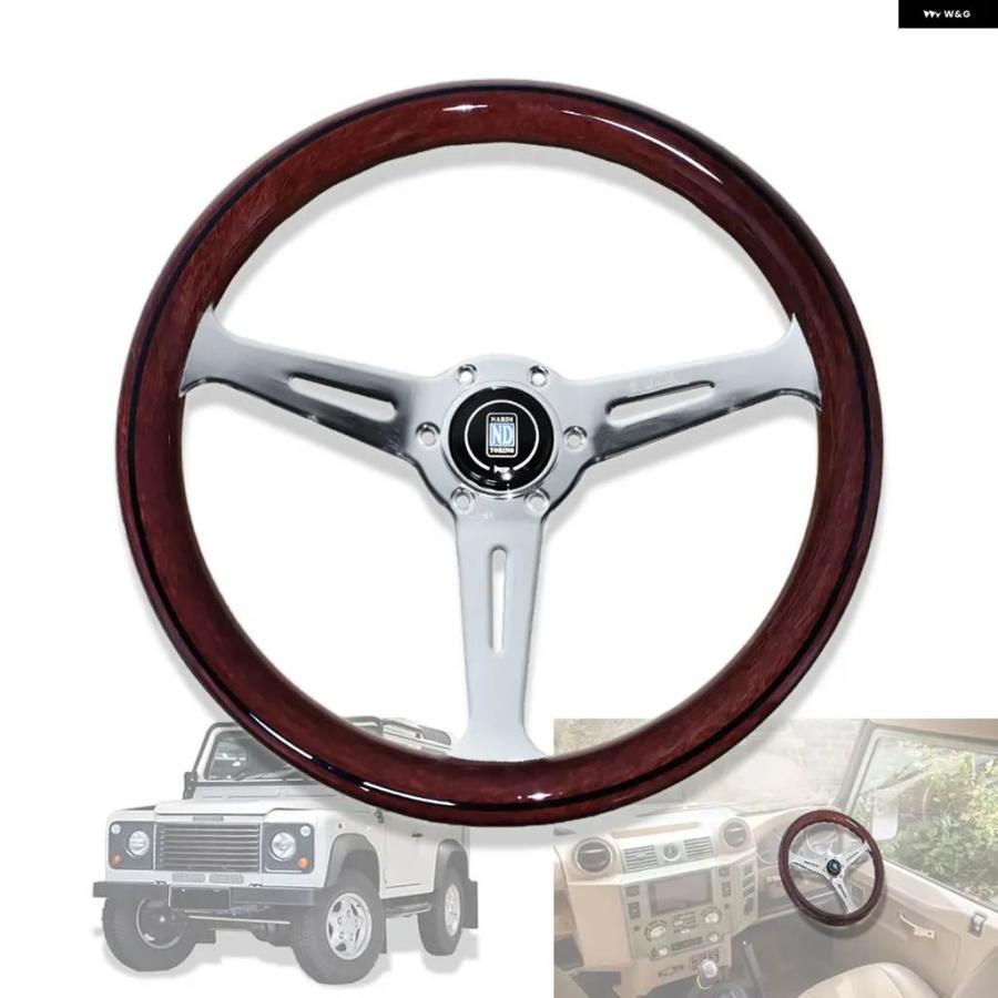 並行輸入品コピーウッド ステアリングホイール 350MM クラシック