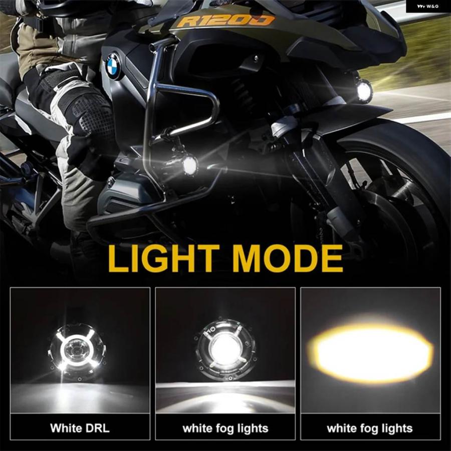 並行輸入品オートバイ フォグランプ 補助ランプ BMW R1200GS F800GS F700GS F650 K1600 60W LED スポットライト フォグランプ_3