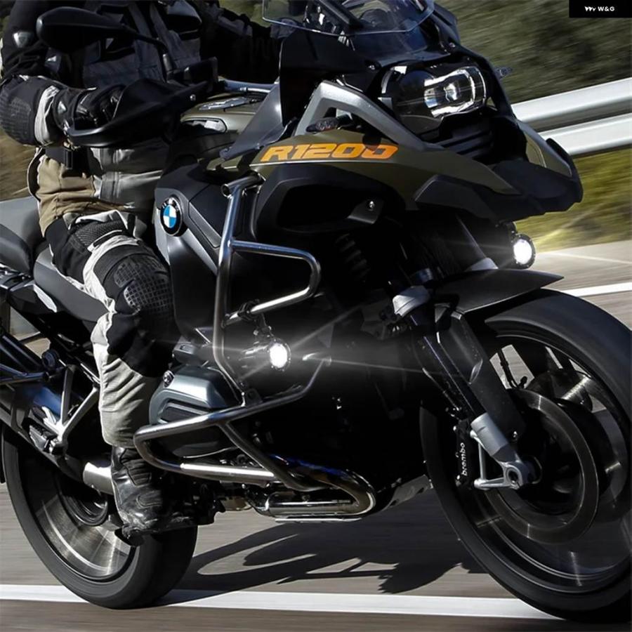 並行輸入品オートバイ フォグランプ 補助ランプ BMW R1200GS F800GS F700GS F650 K1600 60W LED スポットライト フォグランプ_6