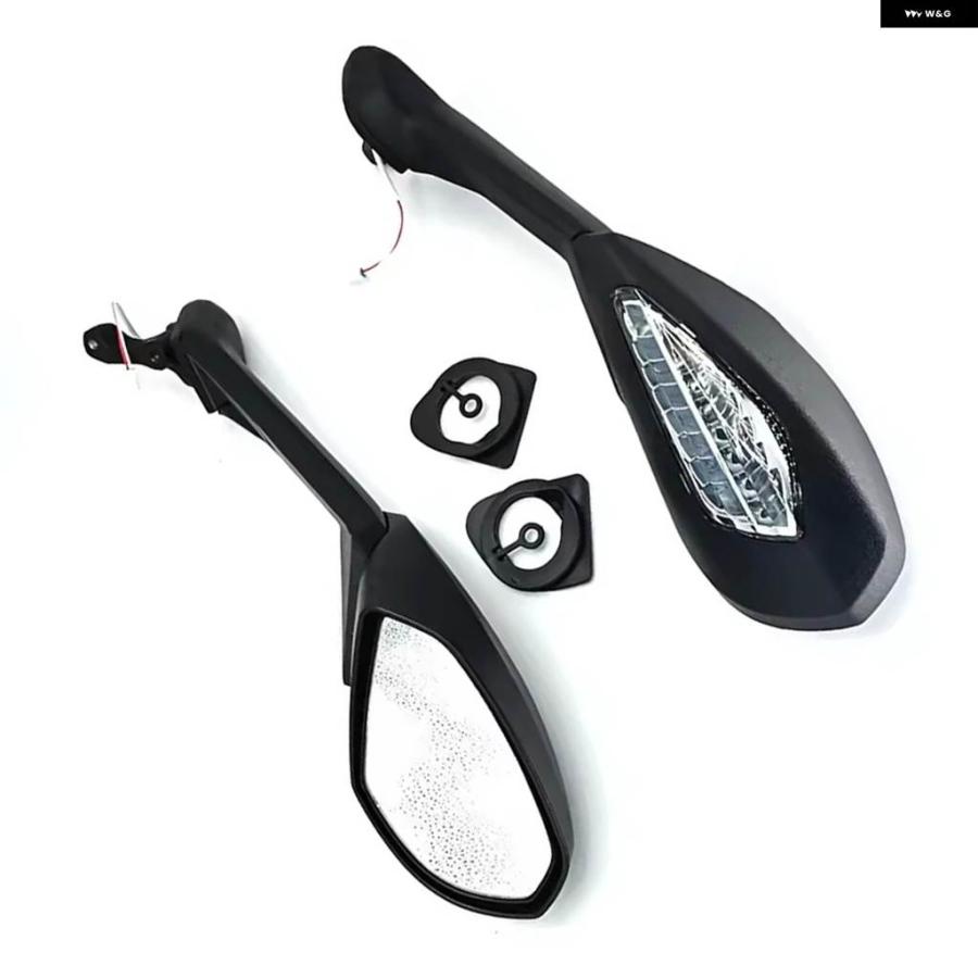 並行輸入品ドゥカティ 939 スーパースポーツ S 2017-2020 バイク 左右バックミラー LED ウィンカー_2