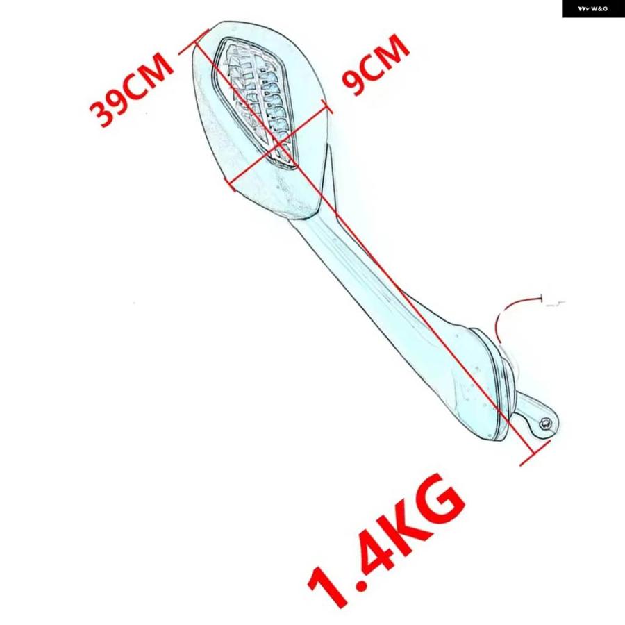 並行輸入品ドゥカティ 939 スーパースポーツ S 2017-2020 バイク 左右バックミラー LED ウィンカー_4
