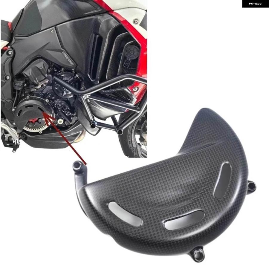 並行輸入品オートバイ カーボン ドライクラッチカバー 右 エンジン ケース プロテクター ドゥカティ PANIGALE V4 V4S V4R STREETFIGHTER MULTISTRADA V4_7