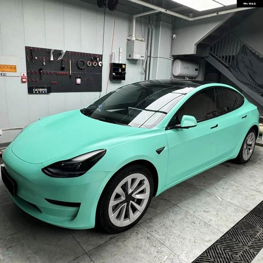 並行輸入品マットメタリックティファンマットビニールラップフィルム オートバイ 自転車 ステッカー デカール 自動車アクセサリーホイル車両ラッピング