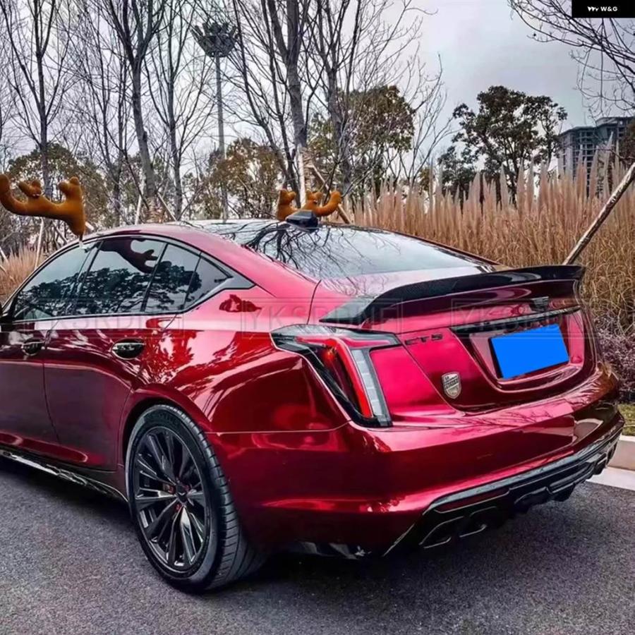 並行輸入品2020-2023 キャデラック CT5 リアウィング 改良V バージョン