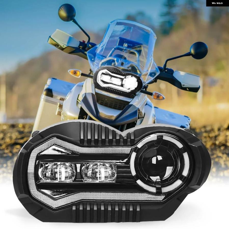 並行輸入品LEDフロント ヘッドライト BMW R1200GS アドベンチャー BMW 1200 GS アクセサリー ADV 2004-2012 HI/LO LEDライト オートバイ スーパーモト_2
