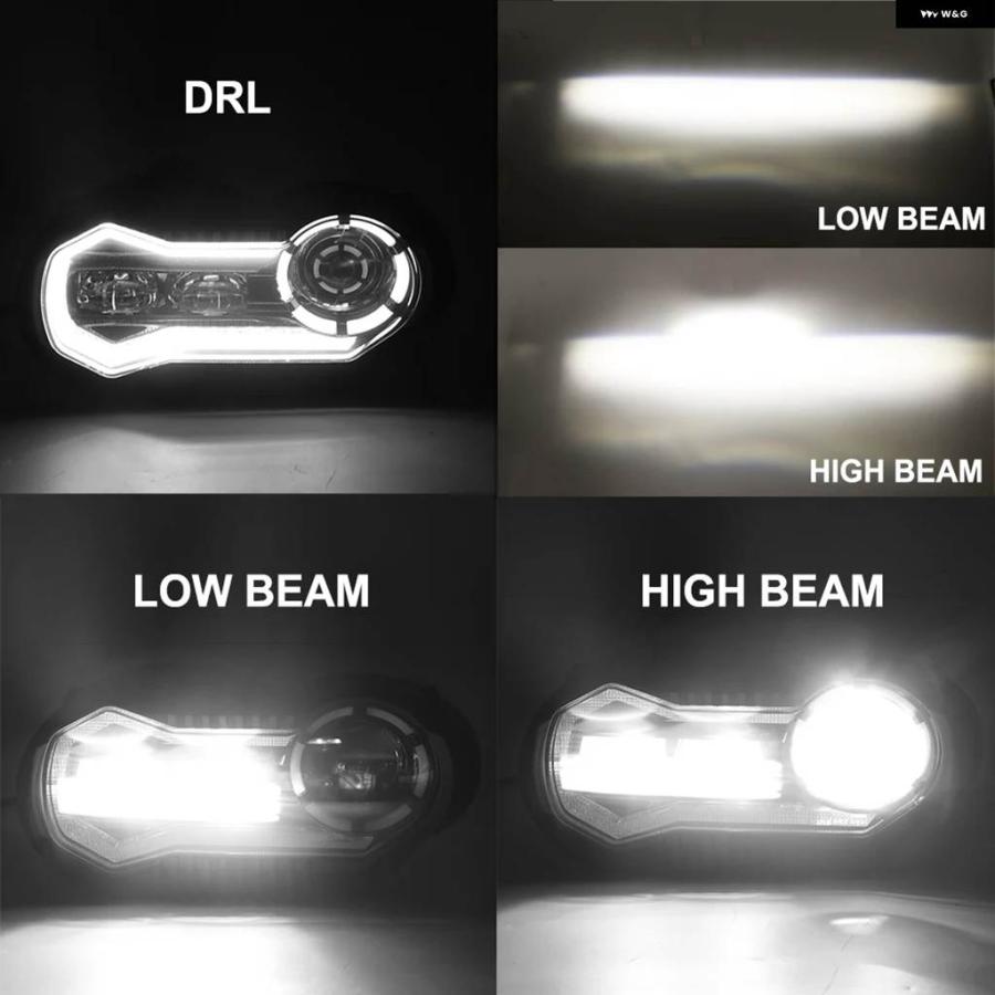 並行輸入品LEDフロント ヘッドライト BMW R1200GS アドベンチャー BMW 1200 GS アクセサリー ADV 2004-2012 HI/LO LEDライト オートバイ スーパーモト_3