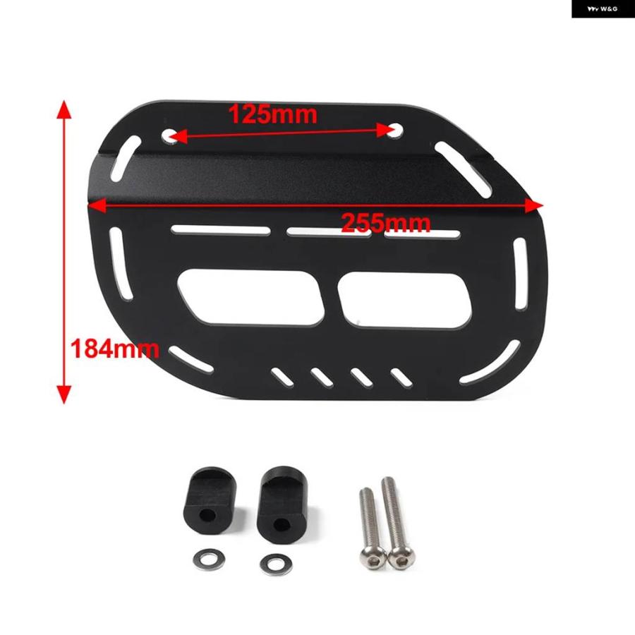 並行輸入品バイク ブラケット ラゲッジ ホルダー サイドラック ブラック/シルバー カバー ホンダ CL500 CL300 2023-2024