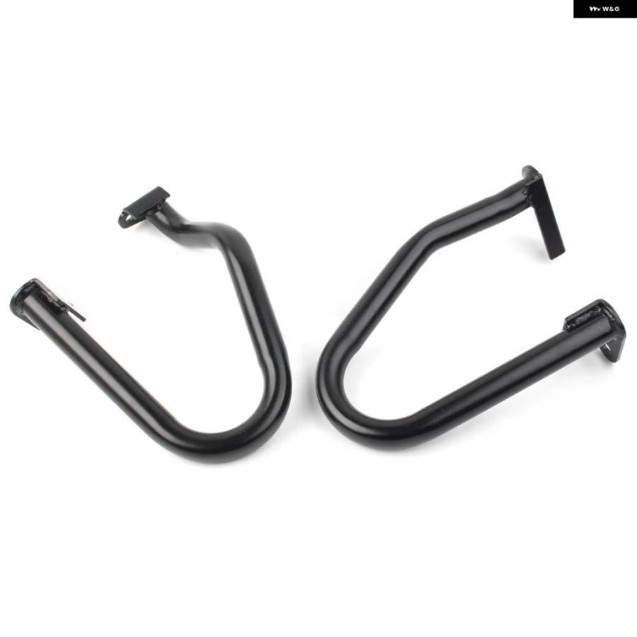 並行輸入品1ペア オートバイ エンジン ガード ブラック バンパー 落下防止 プロテクター ホンダ レブル 1100 2021 2022_4