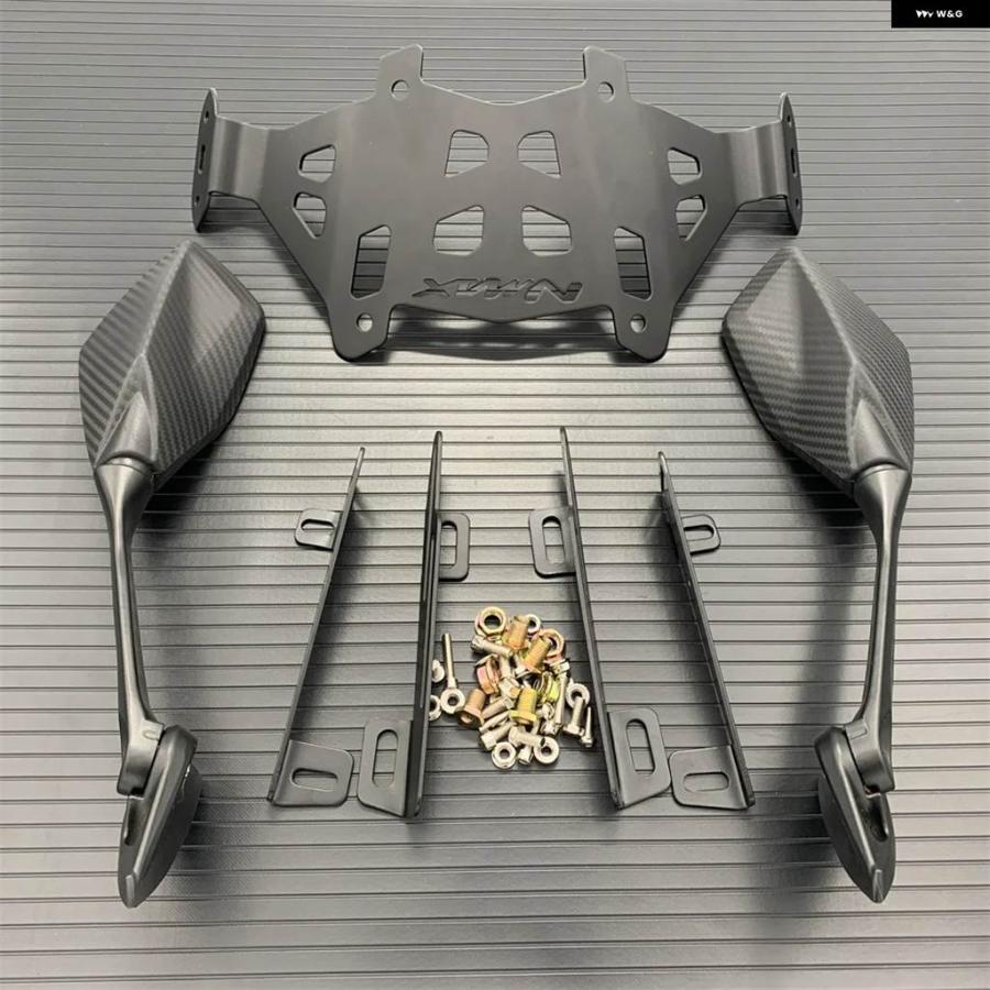 並行輸入品バイク フロントガラス ブラケット バックミラー ブラケット ヤマハ X N-MAX 2020 2021_7