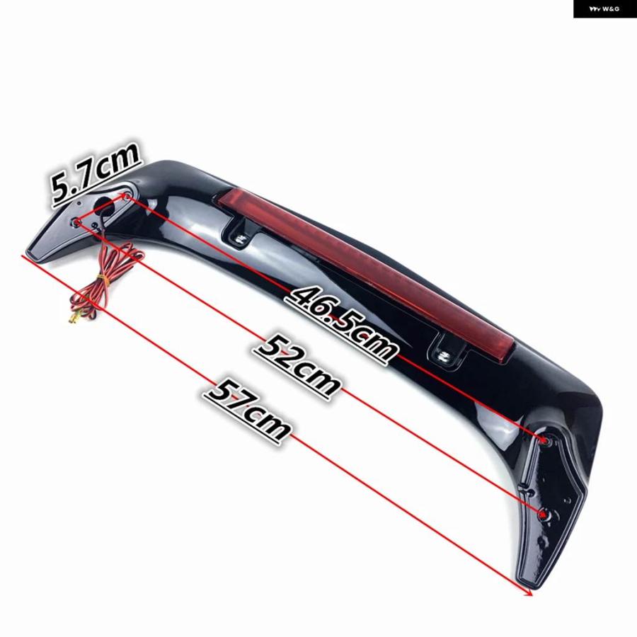 並行輸入品オートバイ ABS トランク スポイラー LED リア ブレーキライト ランプ ホンダ ゴールドウイング GL1800 2001-2010-17_4