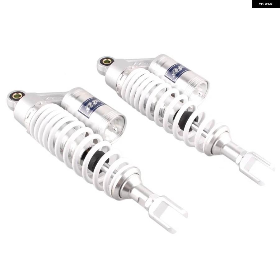 並行輸入品 ホワイト 320MM バイク フォーク エアショック アブソーバー サスペンション クッション ダンパー 交換用 ホン_3