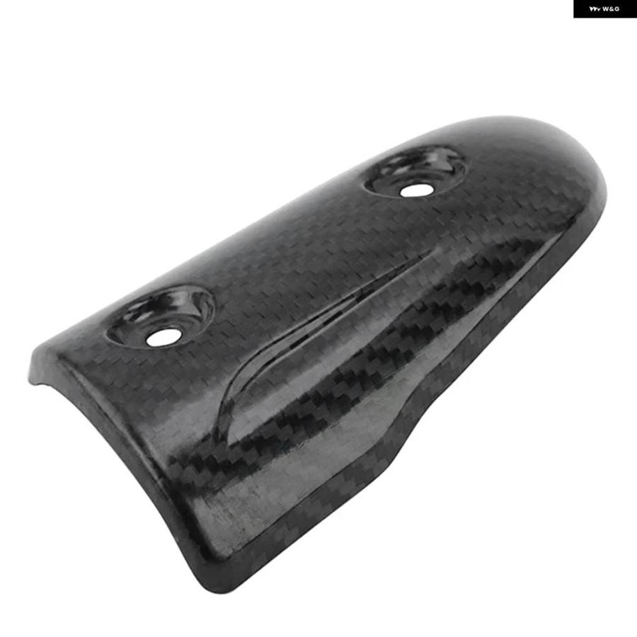 並行輸入品 オートバイ 排気ミドルリンク パイプ カーボン ヒートシールド カバー ガード BMW G310R 2017-23の画像