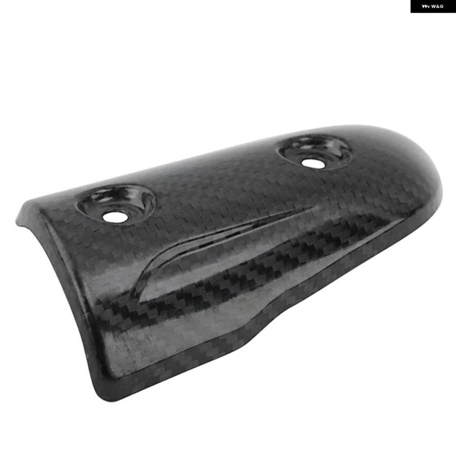 並行輸入品 オートバイ 排気ミドルリンク パイプ カーボン ヒートシールド カバー ガード BMW G310R 2017-23の画像