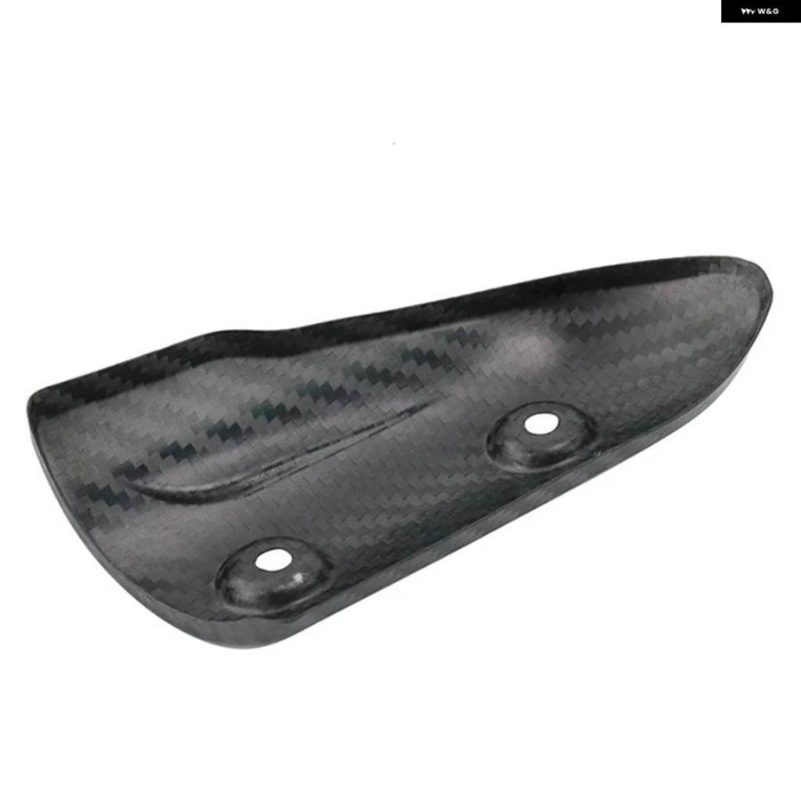 並行輸入品 オートバイ 排気ミドルリンク パイプ カーボン ヒートシールド カバー ガード BMW G310R 2017-23の画像