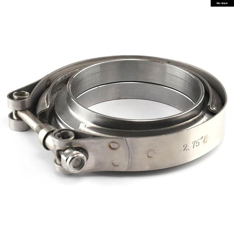 並行輸入品 車 バイク ステンレス フランジ Vバンド 排気クランプ Vバンド サイズ 2 2.25 2.5 2.75 3 3.2