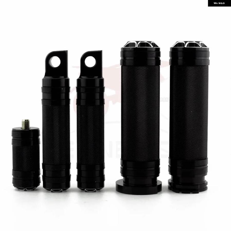 並行輸入品オートバイ ハンドルバー ハンド グリップ CNC フットペグ フットレスト ペダル シフター ネイル ハーレー ダイナ ソフテイル ツーリング スの画像