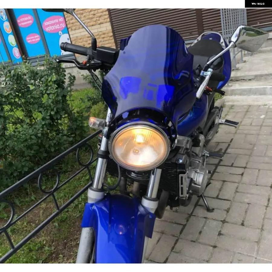 並行輸入品フロントガラス スクリーン 1983-2007 カワサキ ZEPHYR ZR 250 400 550 750 1100 A B C BALIUS XANTHUS ヘッドライト サイド マウント_9