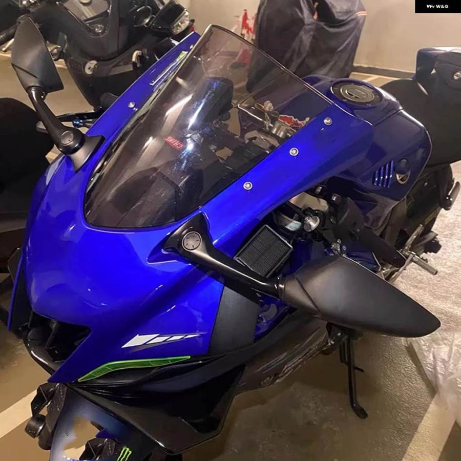 並行輸入品オートバイ YZFR7 ダブルバブル ウィンドシールド スポーツウィンドスクリーン スクリーン ヤマハ YZF-R7 YZF R7 R6 2020-24の画像