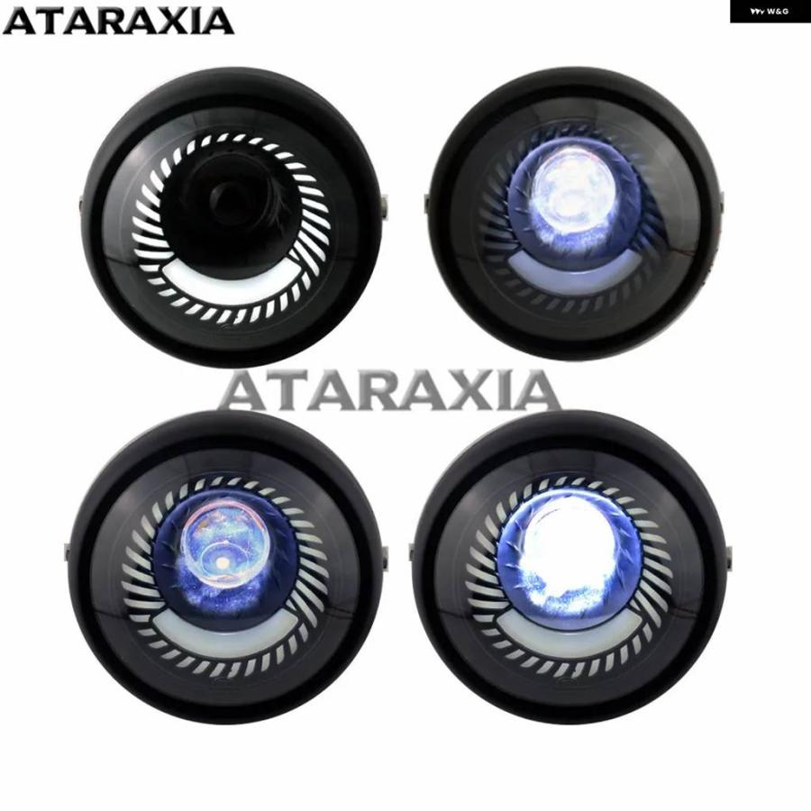 並行輸入品バイク LED ヘッドライト ブラケット メタルレトロハロゲン