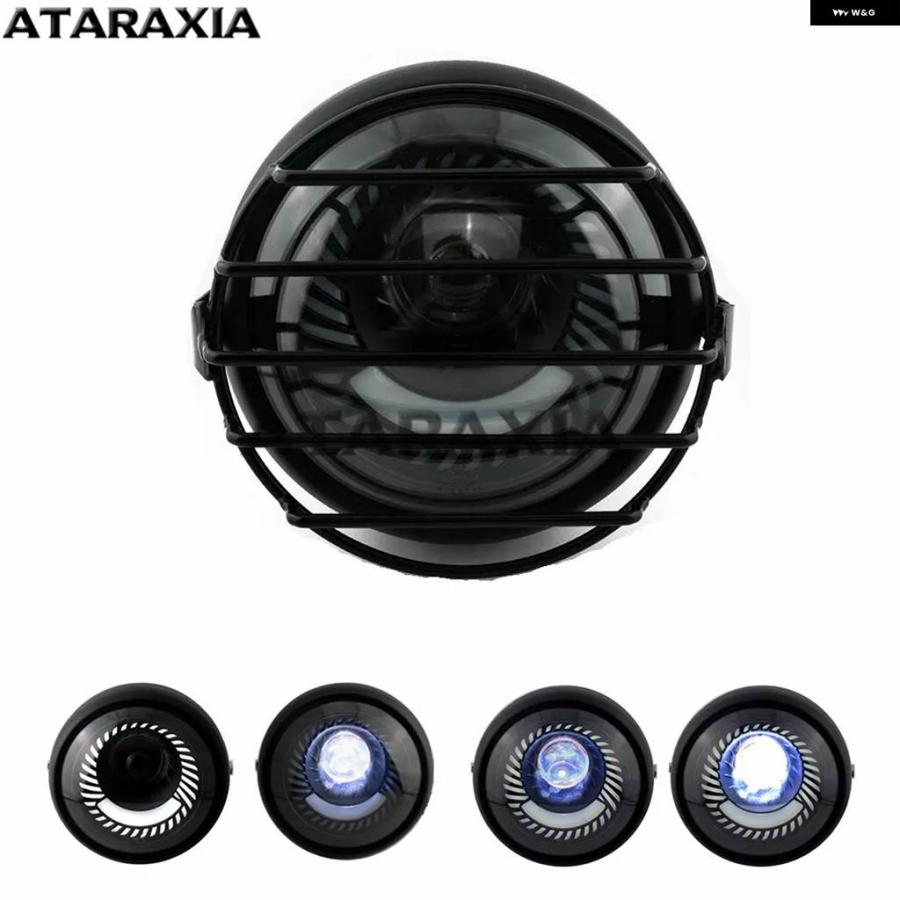 並行輸入品バイク LED ヘッドライト ブラケット メタルレトロハロゲン