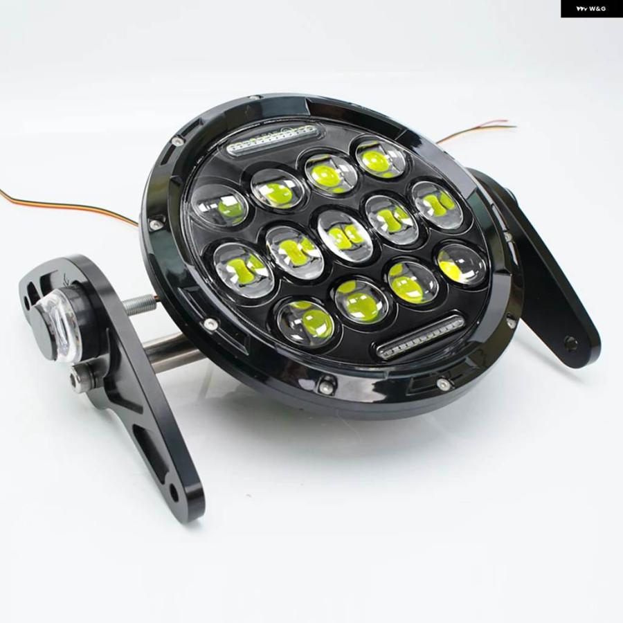 並行輸入品MSX125 2013-2016 ドゥカティ VENOM X12RS 125 フロント フォーク 60W LED ヘッドライト スポット 60W_5