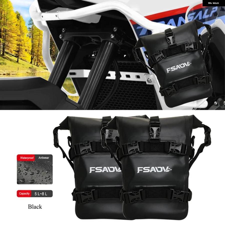 並行輸入品バイク クラッシュ バー 防水 バッグ リペアツール 収納 バッグ アクセサリー ホンダ XL750 トランザルプ XL 750 2023 2024の画像